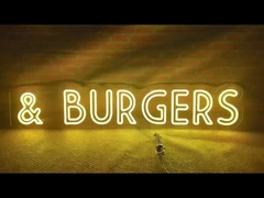 قهوه یا رستوران یا بار سفارشی LED نیون نشان در داخل فضای باز تزئینات آکریلیک DC12V